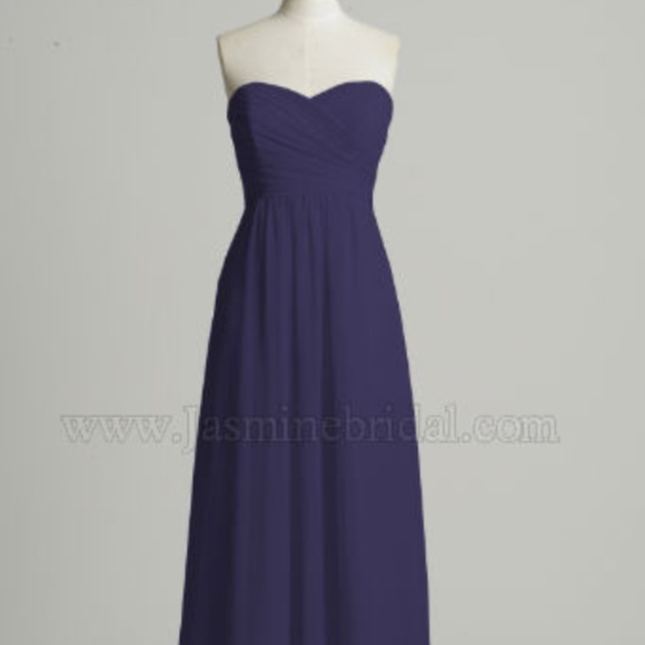 Jasmine‎ B2 B2078 Long Sweetheart Neckline Poly Chiffon Bridesmaid Dress - Picture 14 of 14